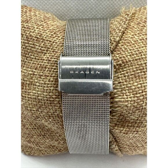 Skagen SKW6064 Men\'s Silver Stainless Steel Mesh Analog Dial Quartz Watch AEA166 main image 9
